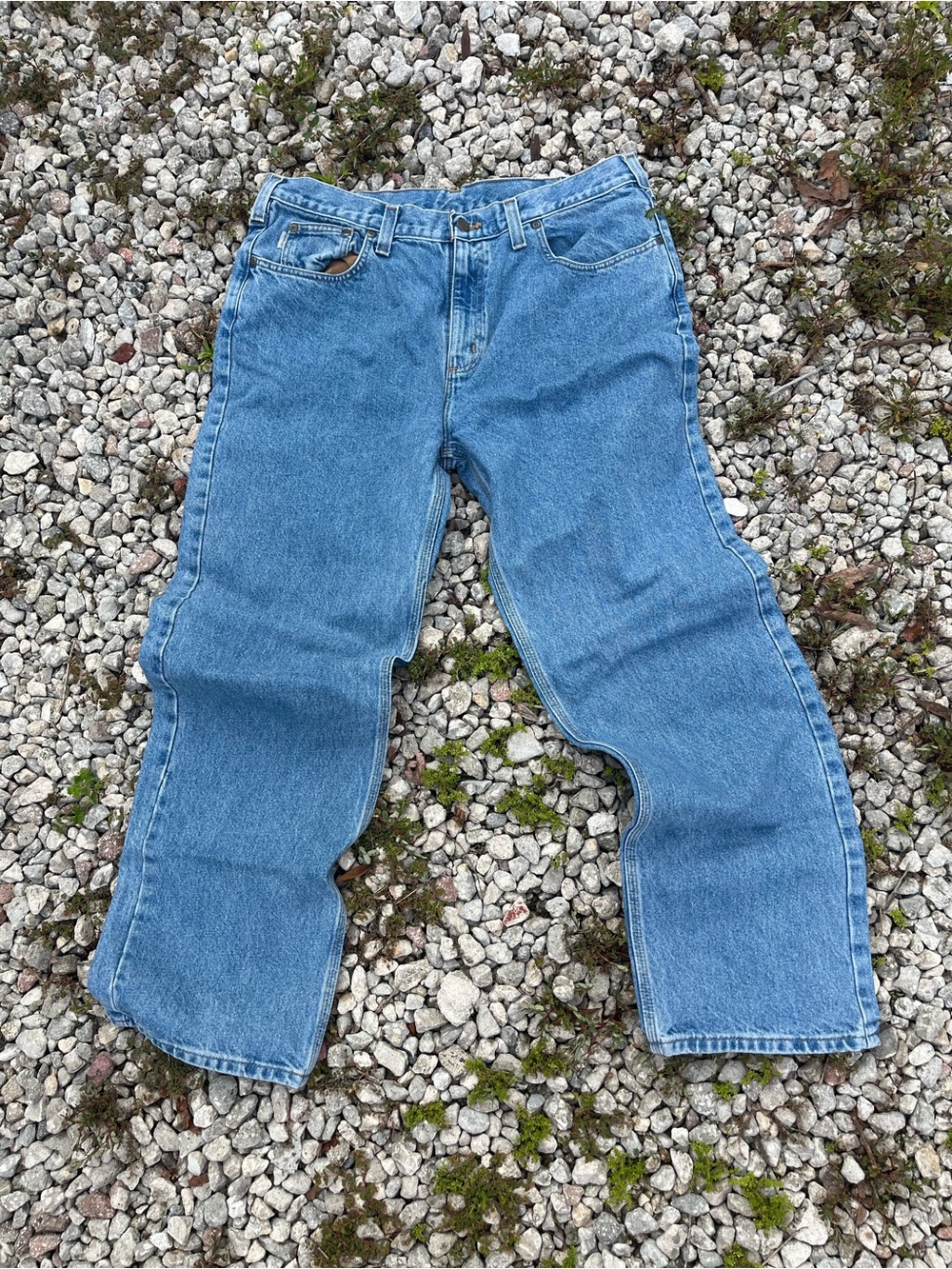 Classic Men's Light Blue Denim Jeans